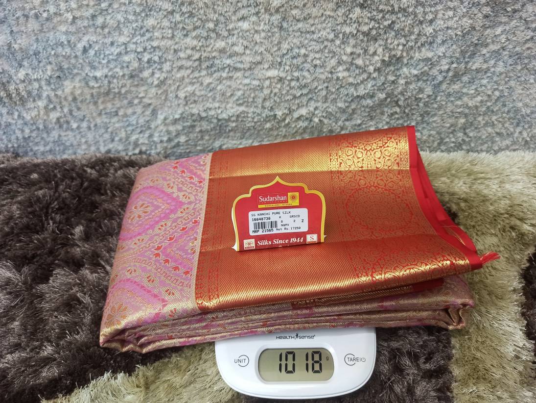 Pure Kanchipuram Silk Saree.