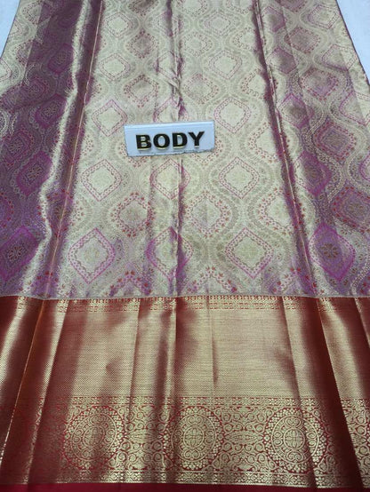 Pure Kanchipuram Silk Saree.