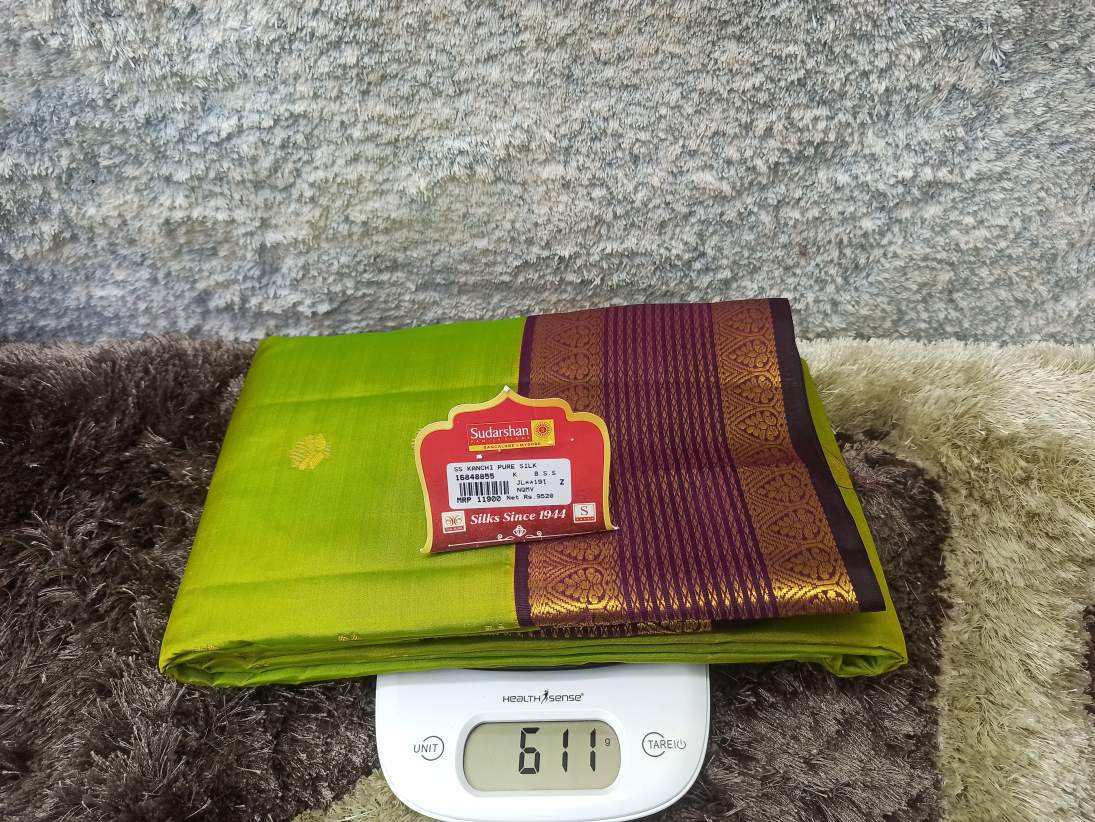 Pure Kanchipuram Silk Saree.