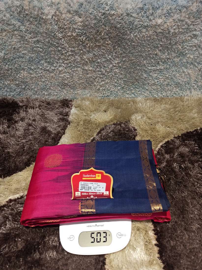 Pure Kanchipuram Silk Saree.