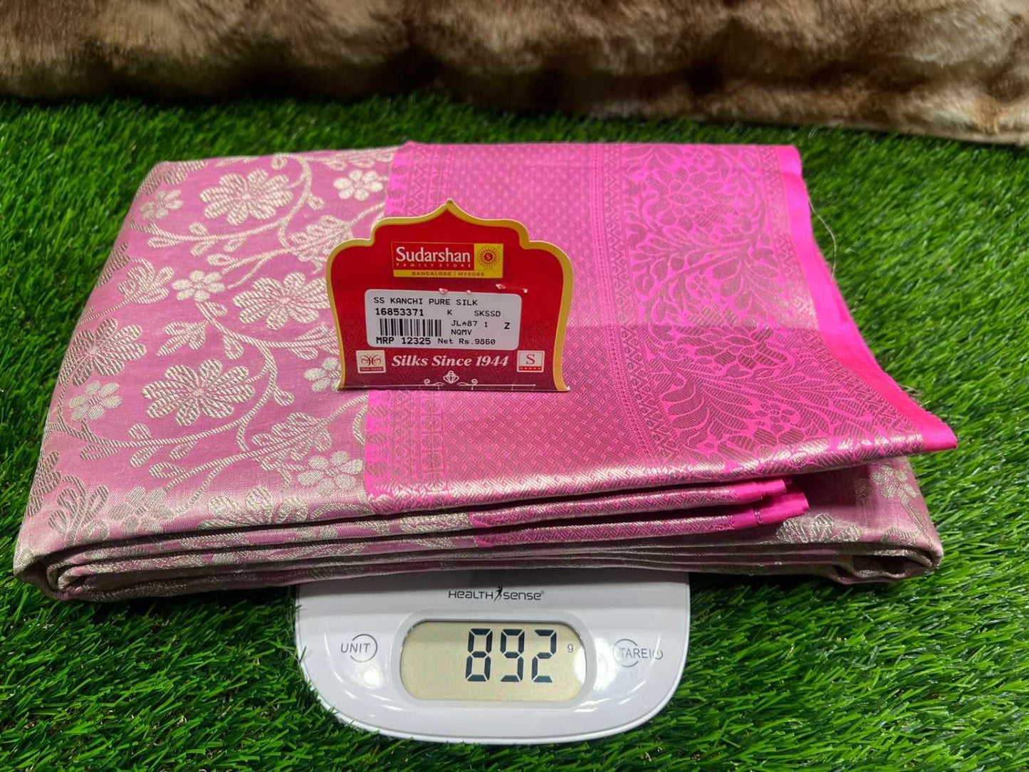 Pure Kanchipuram Silk Saree.