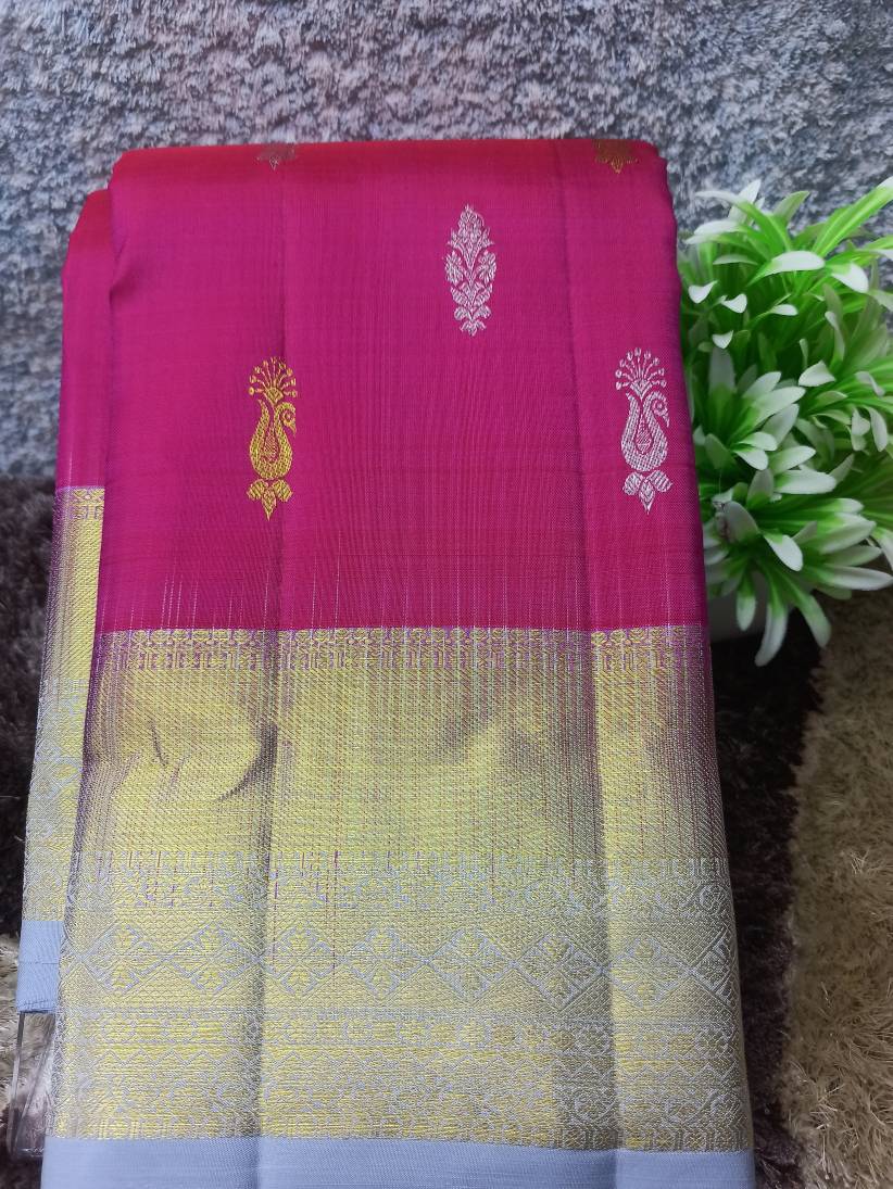 Pure Kanchipuram Silk Saree.