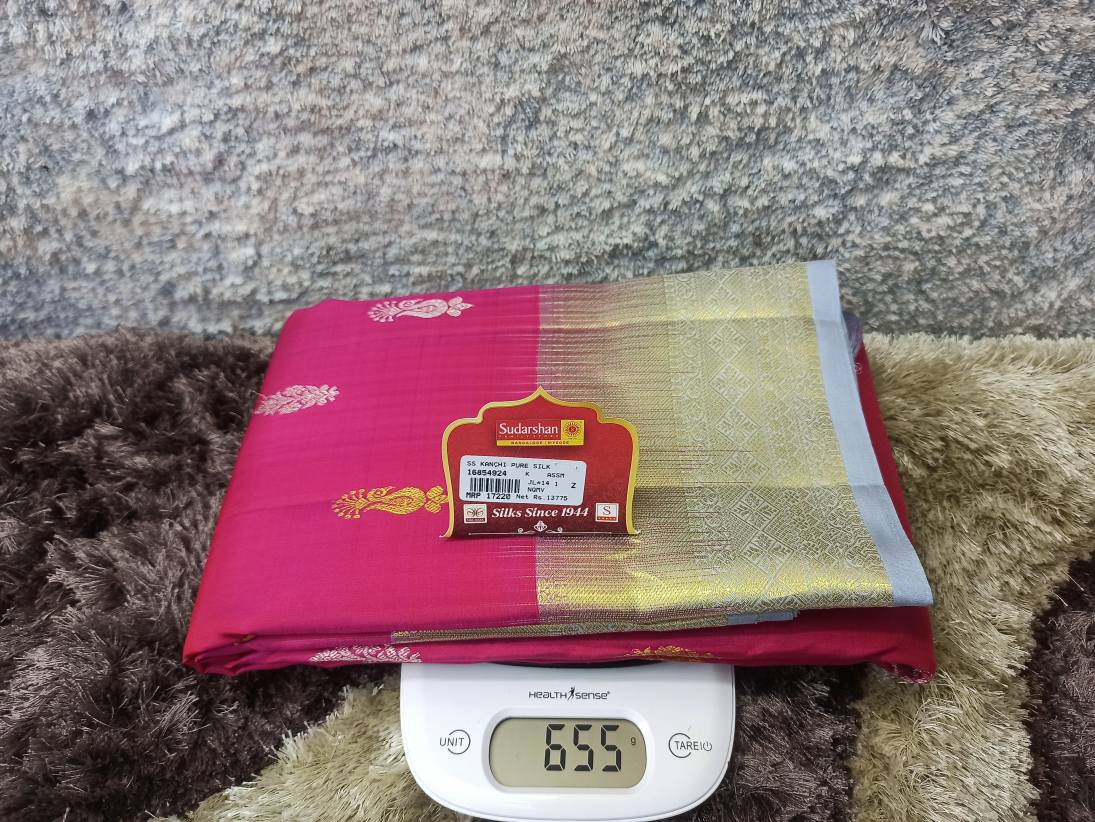 Pure Kanchipuram Silk Saree.