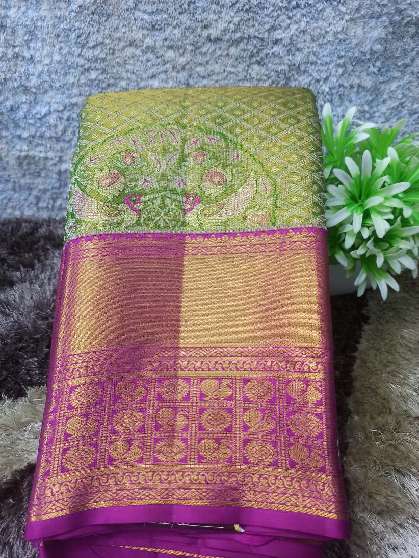 Pure Kanchipuram Silk Saree.