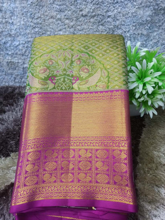 Pure Kanchipuram Silk Saree.