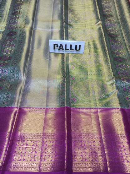 Pure Kanchipuram Silk Saree.