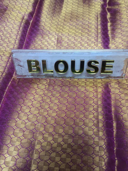 Pure Kanchipuram Silk Saree.