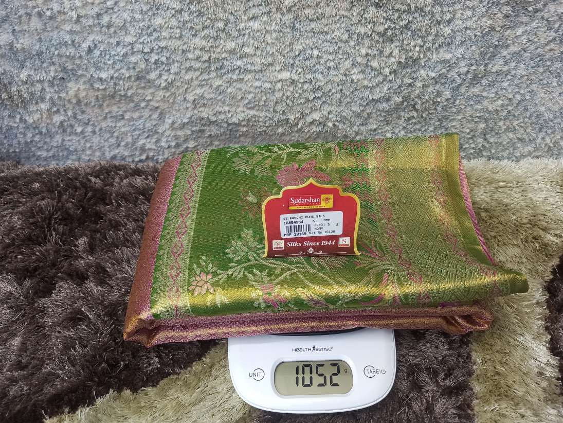 Pure Kanchipuram Silk Saree.