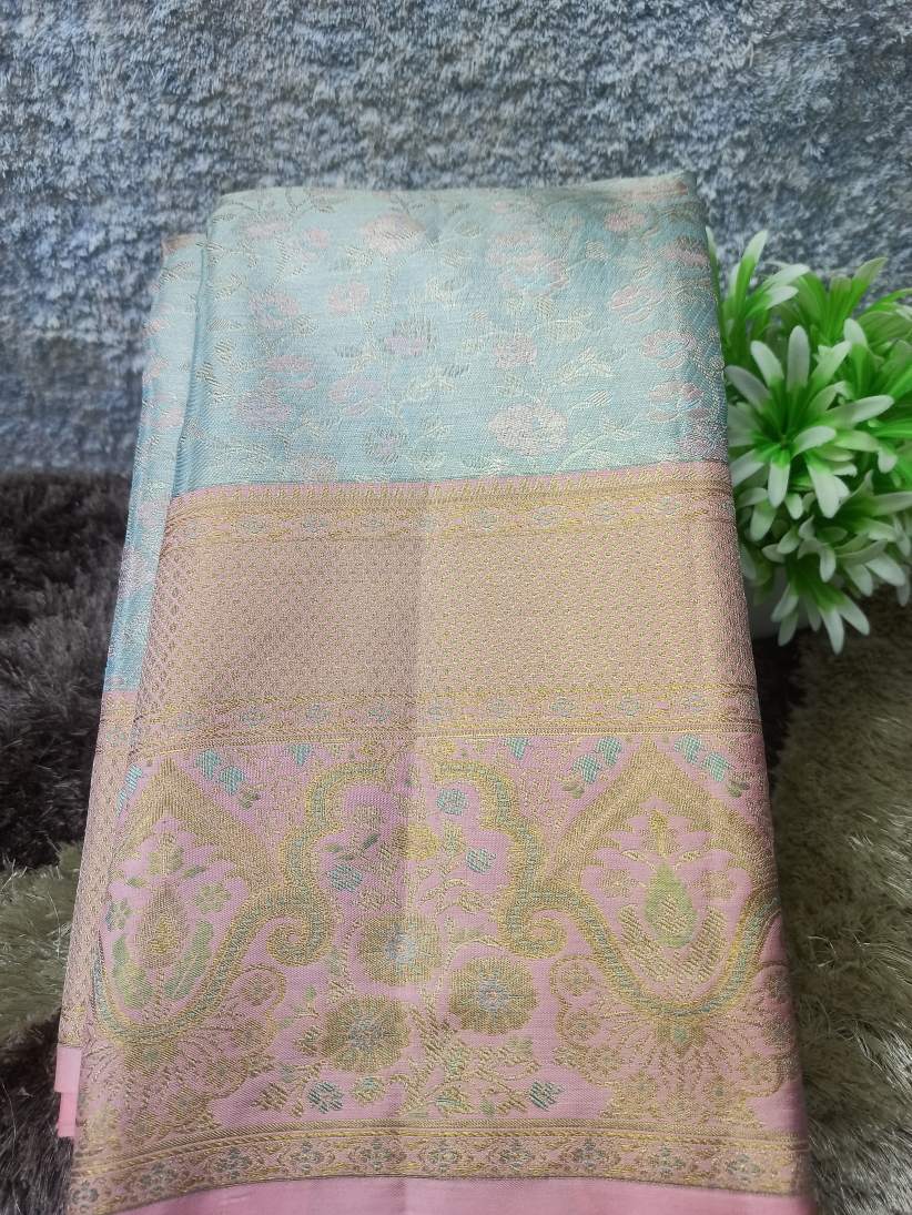 Pure Kanchipuram Silk Saree.