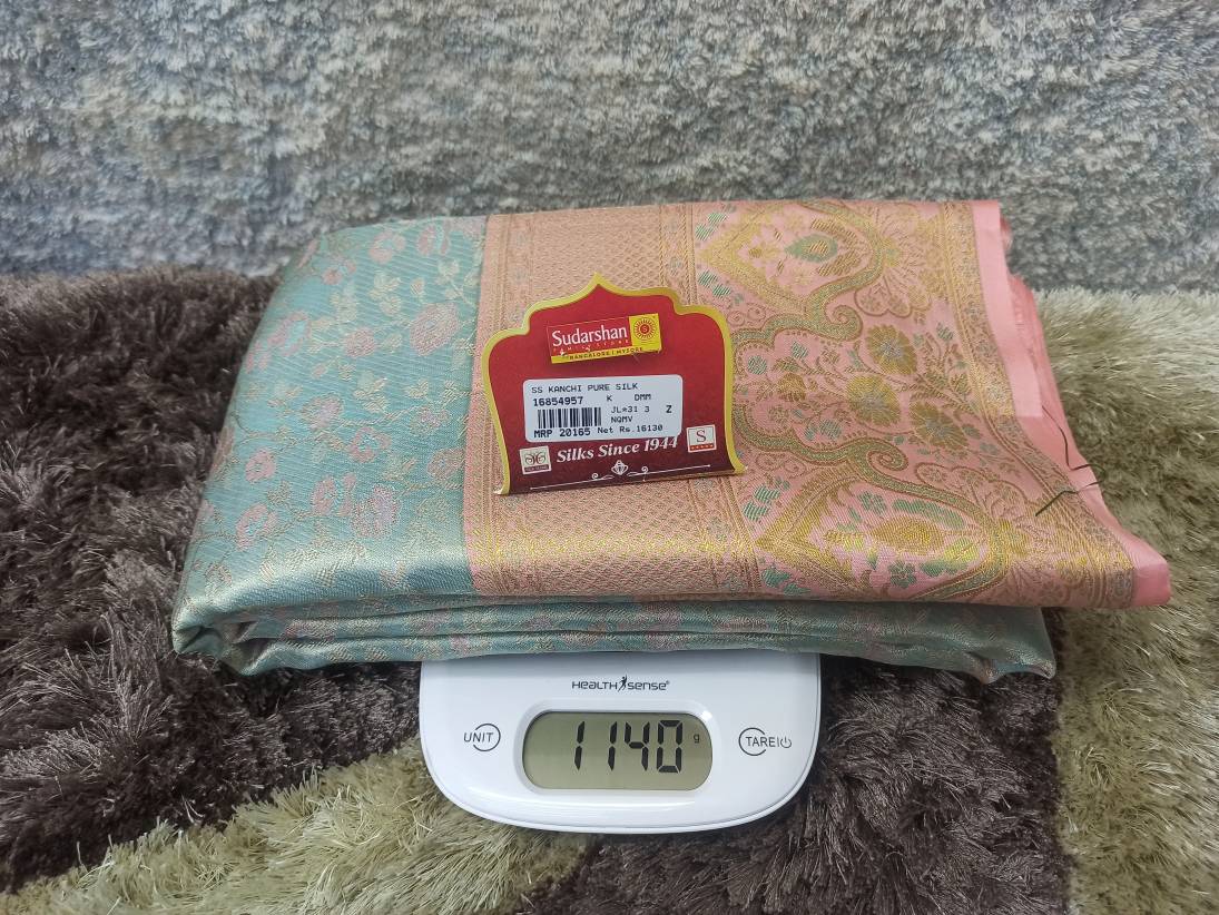 Pure Kanchipuram Silk Saree.