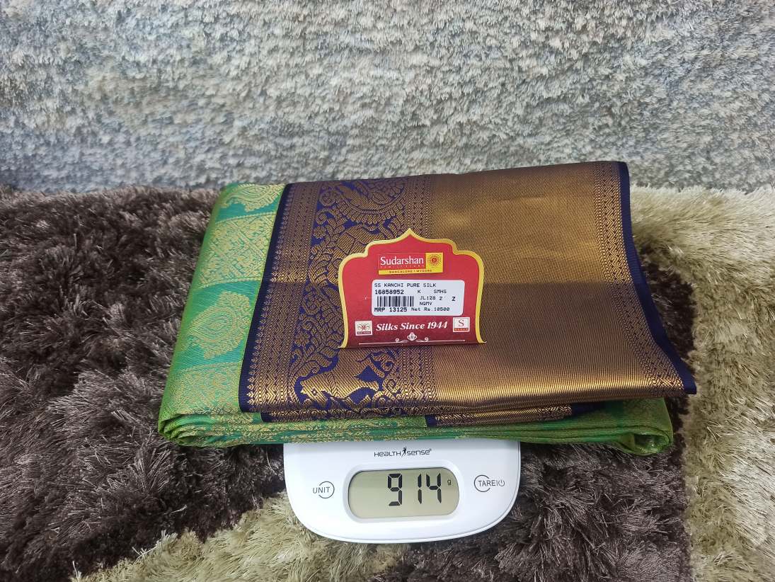 Pure Kanchipuram Silk Saree.