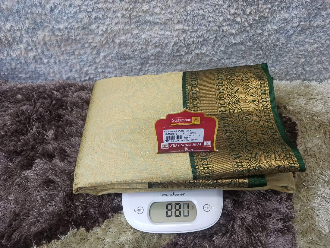 Pure Kanchipuram Silk Saree.