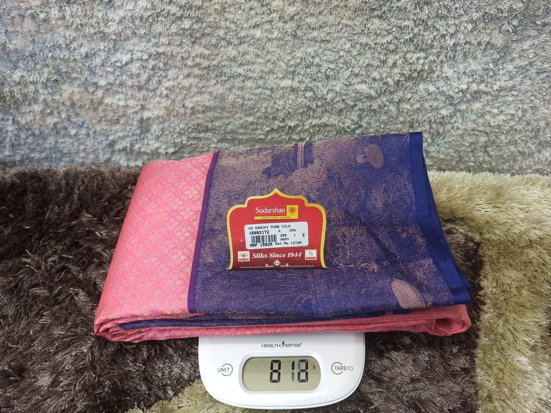 Pure Kanchipuram Silk Saree.