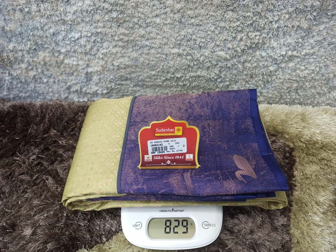 Pure Kanchipuram Silk Saree.