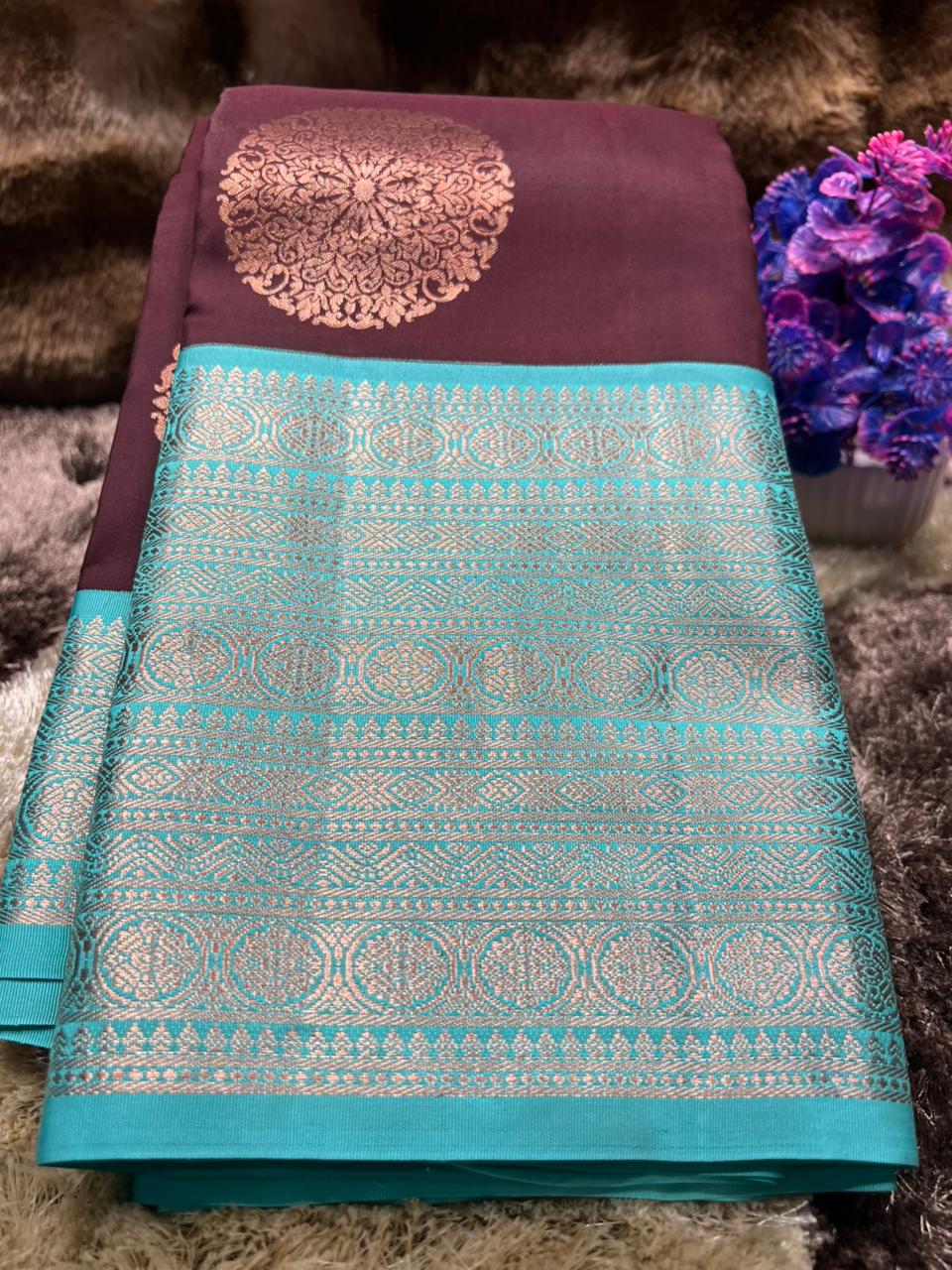 Pure Kanchipuram Silk Saree.