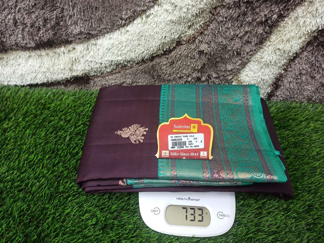 Pure Kanchipuram Silk Saree.