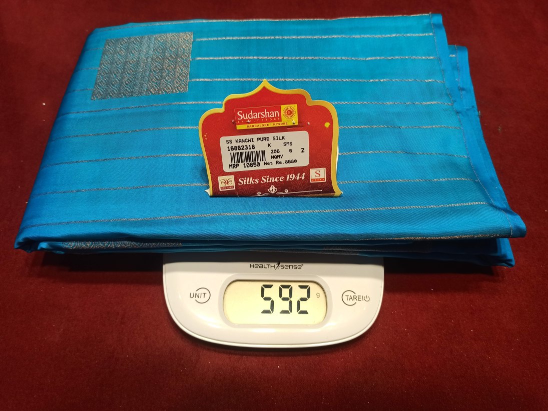 Pure Kanchipuram Silk Saree.