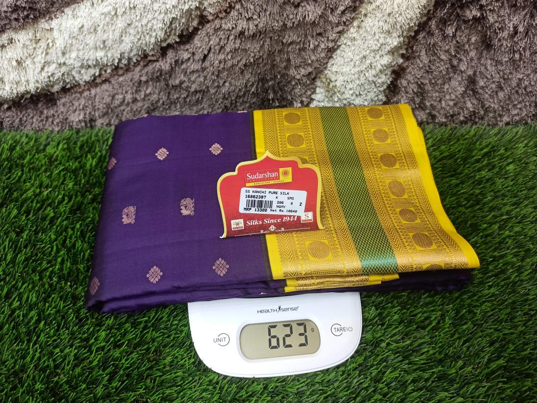 Pure Kanchipuram Silk Saree.