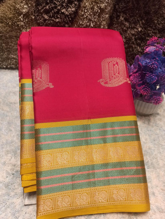 Pure Kanchipuram Silk Saree.