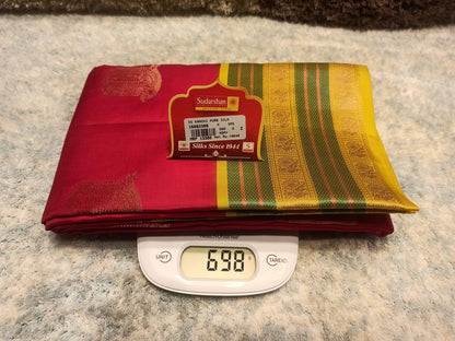 Pure Kanchipuram Silk Saree.