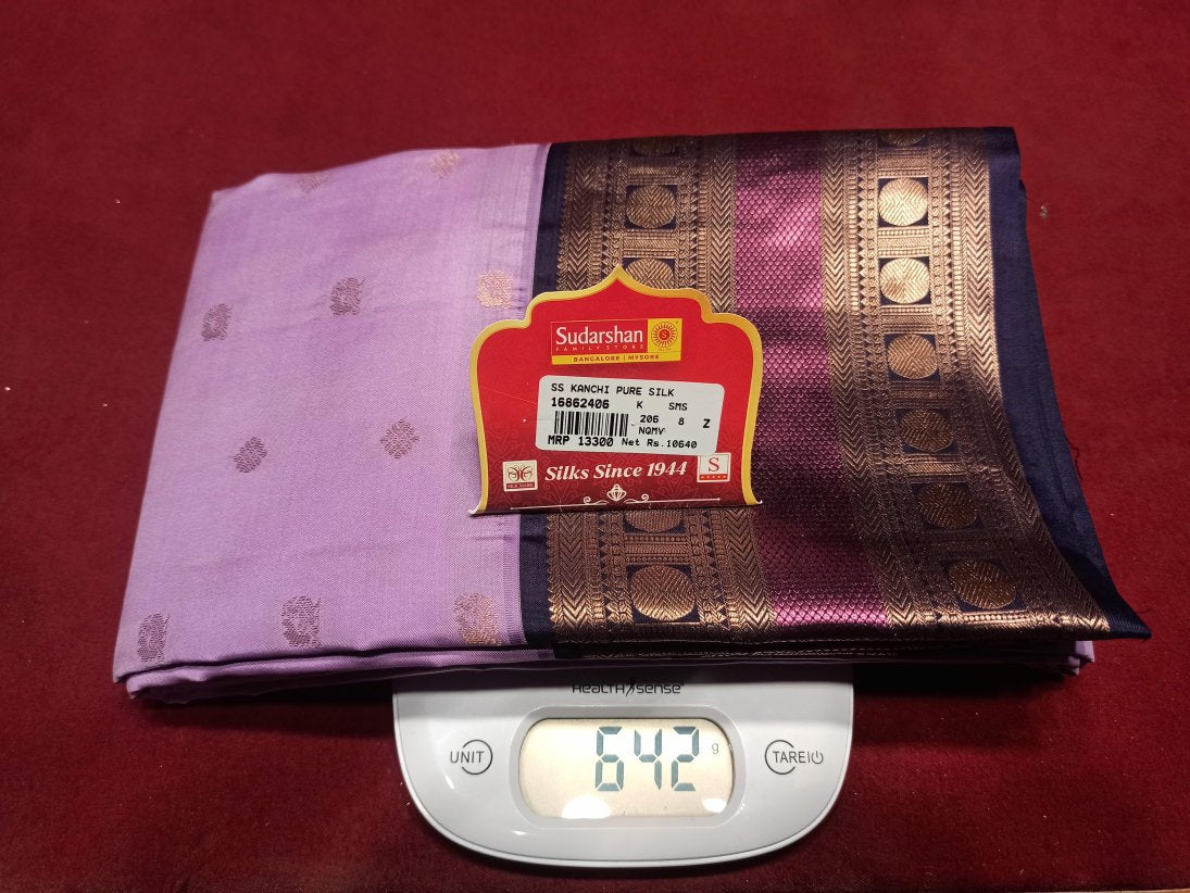 Pure Kanchipuram Silk Saree.