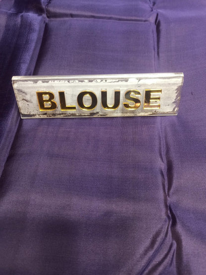 Pure Kanchipuram Silk Saree.