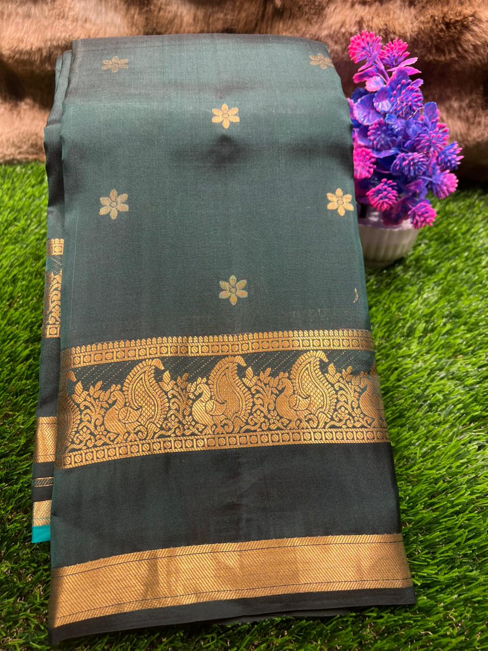 Kanchi Mix Silk Saree