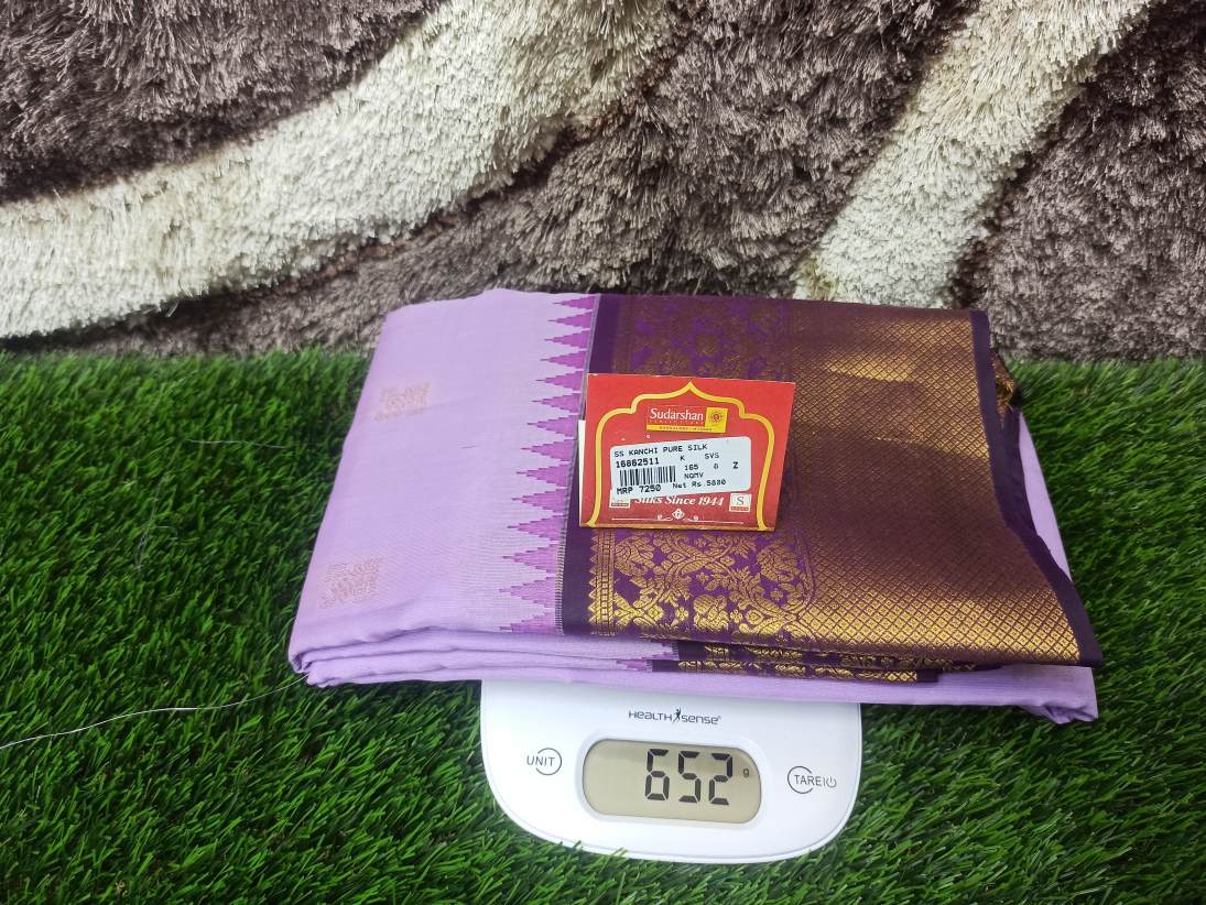 Pure Kanchipuram Silk Saree.