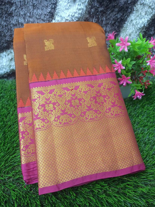 Pure Kanchipuram Silk Saree.