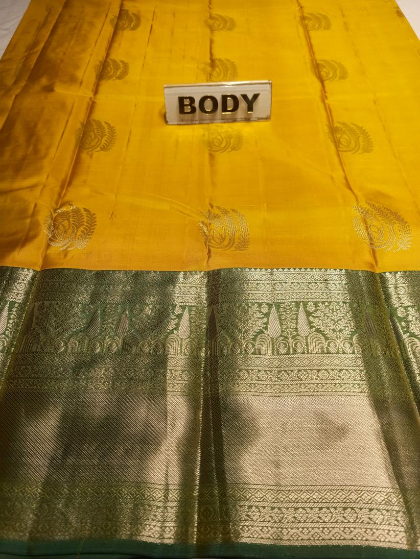 Pure Kanchipuram Silk Saree.