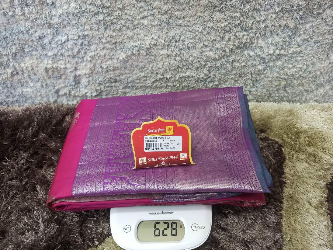 Pure Kanchipuram Silk Saree.