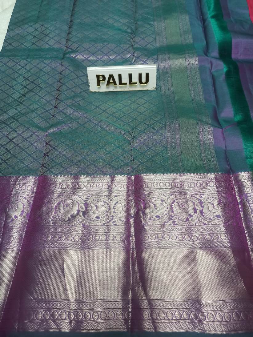 Pure Kanchipuram Silk Saree.