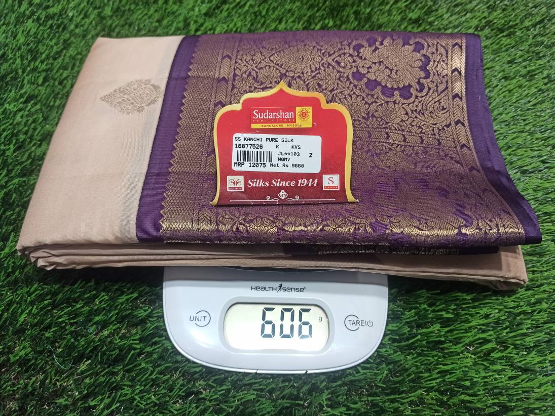 Pure Kanchipuram Silk Saree.