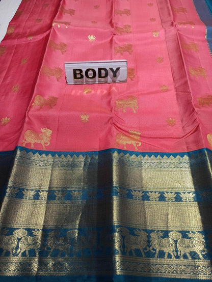 Pure Kanchipuram Silk Saree.