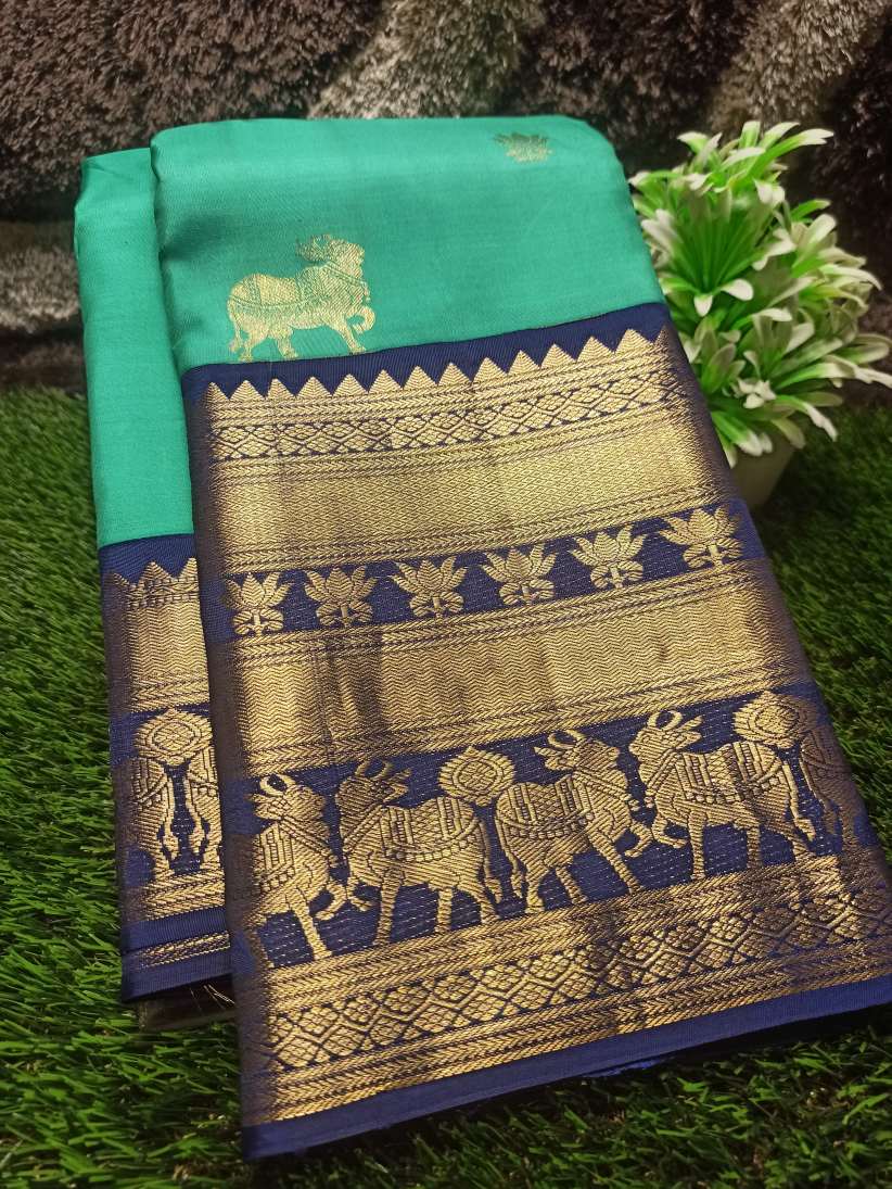 Pure Kanchipuram Silk Saree.