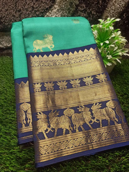 Pure Kanchipuram Silk Saree.
