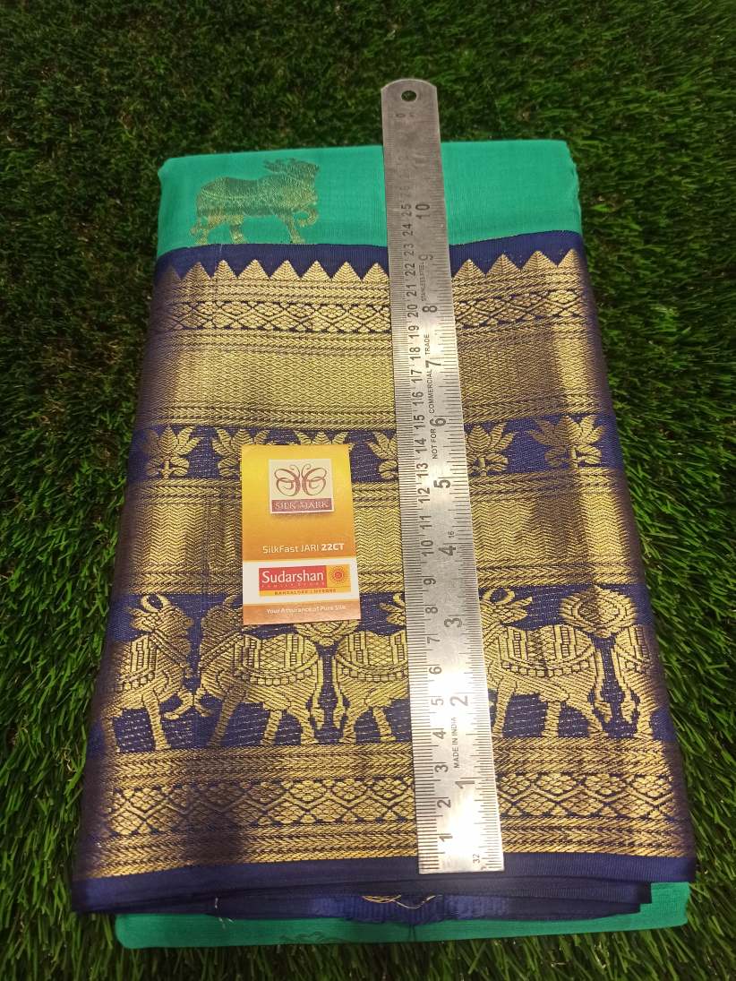 Pure Kanchipuram Silk Saree.