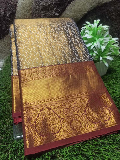 Pure Kanchipuram Silk Saree.