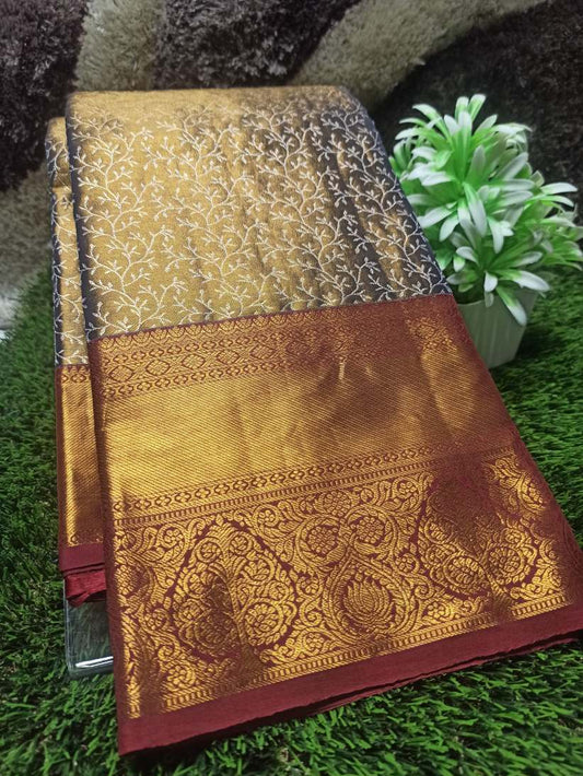 Pure Kanchipuram Silk Saree.