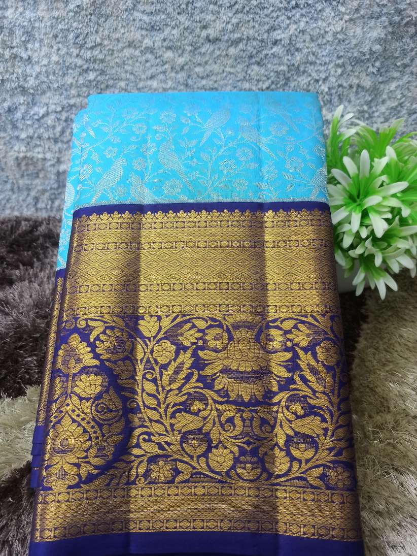Pure Kanchipuram Silk Saree.