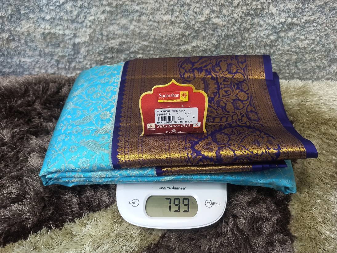 Pure Kanchipuram Silk Saree.