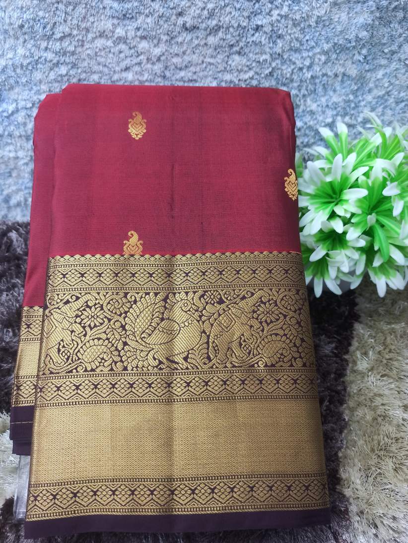 Pure Kanchipuram Silk Saree.