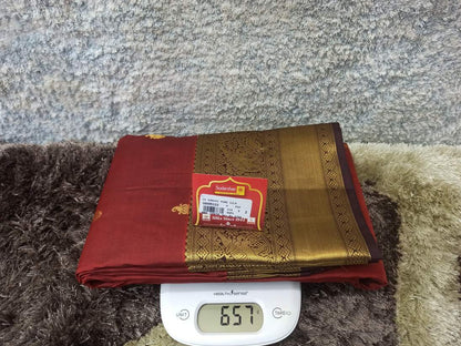 Pure Kanchipuram Silk Saree.