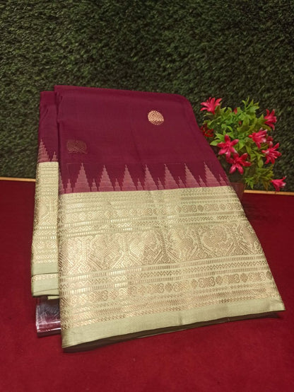 Pure Kanchipuram Silk Saree.