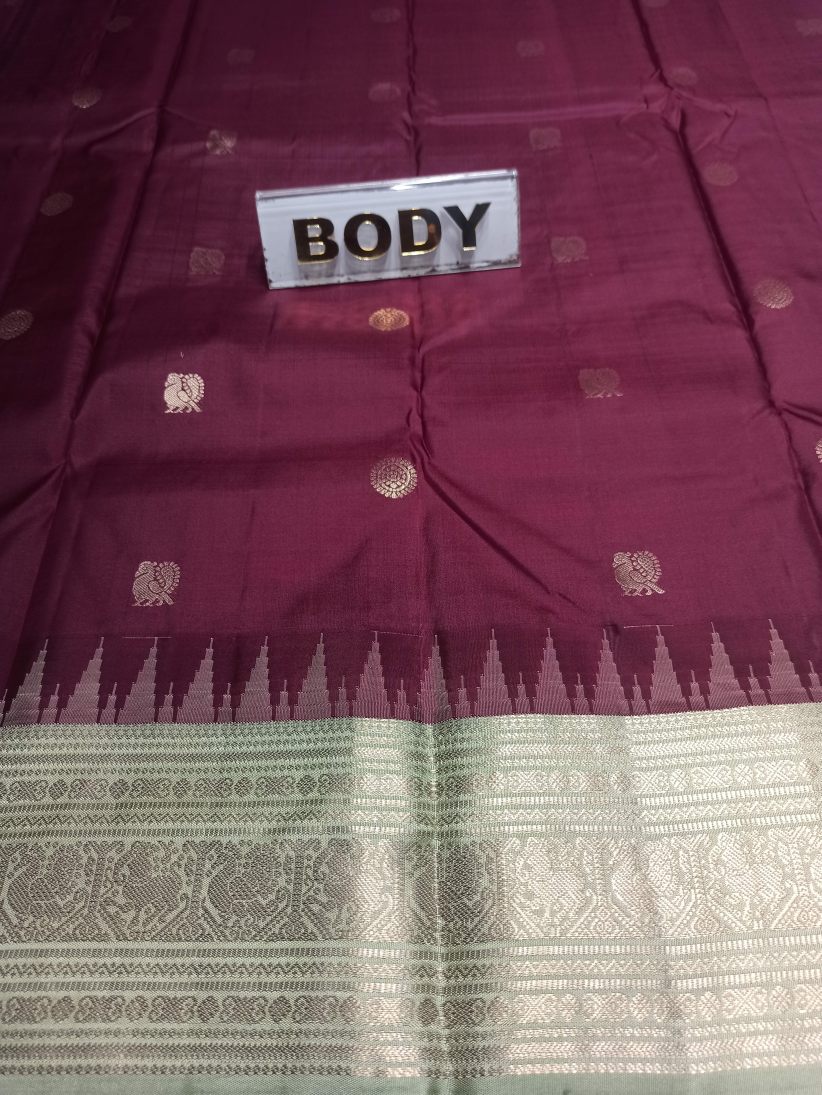 Pure Kanchipuram Silk Saree.