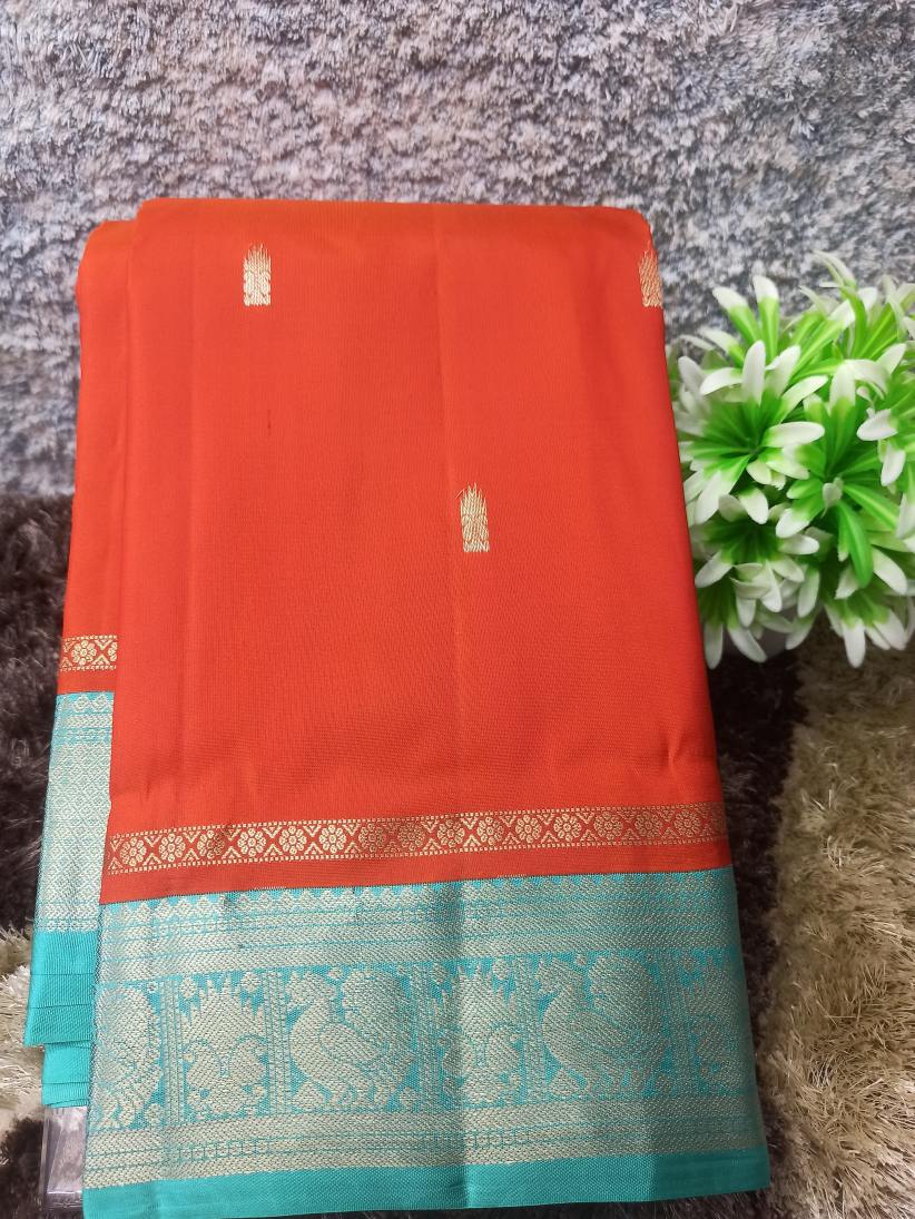 Pure Kanchipuram Silk Saree.