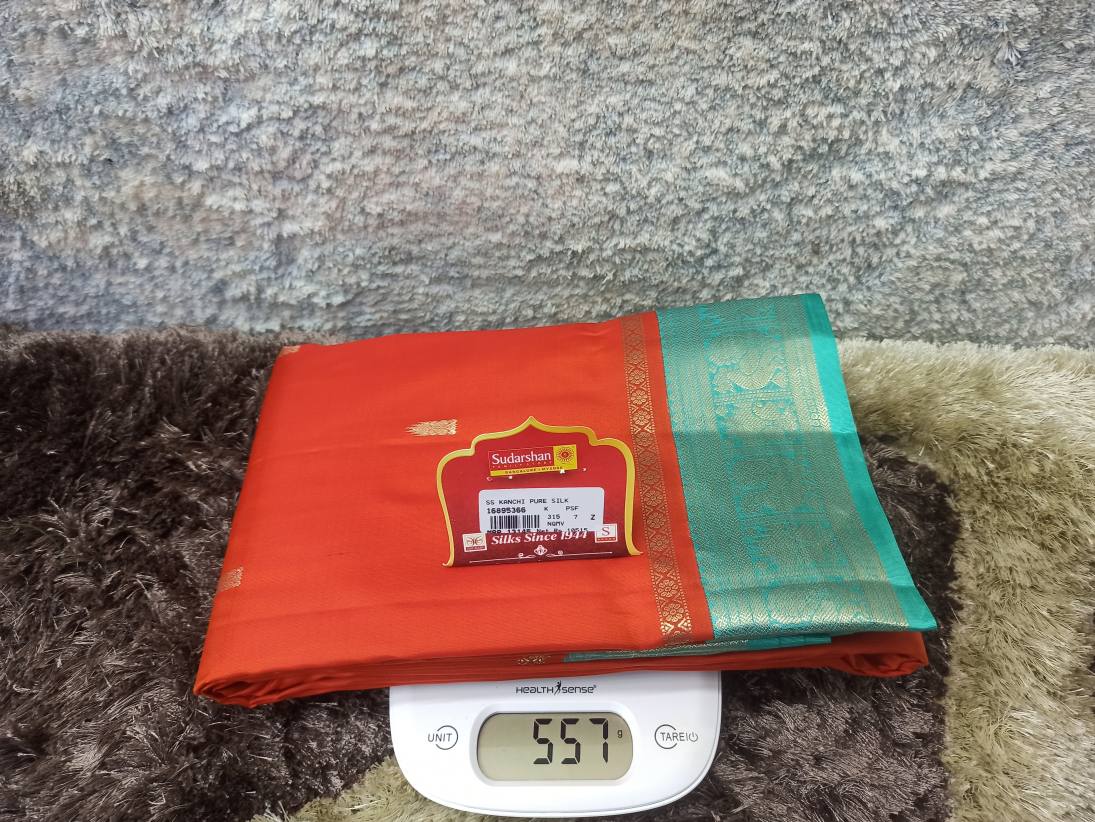 Pure Kanchipuram Silk Saree.