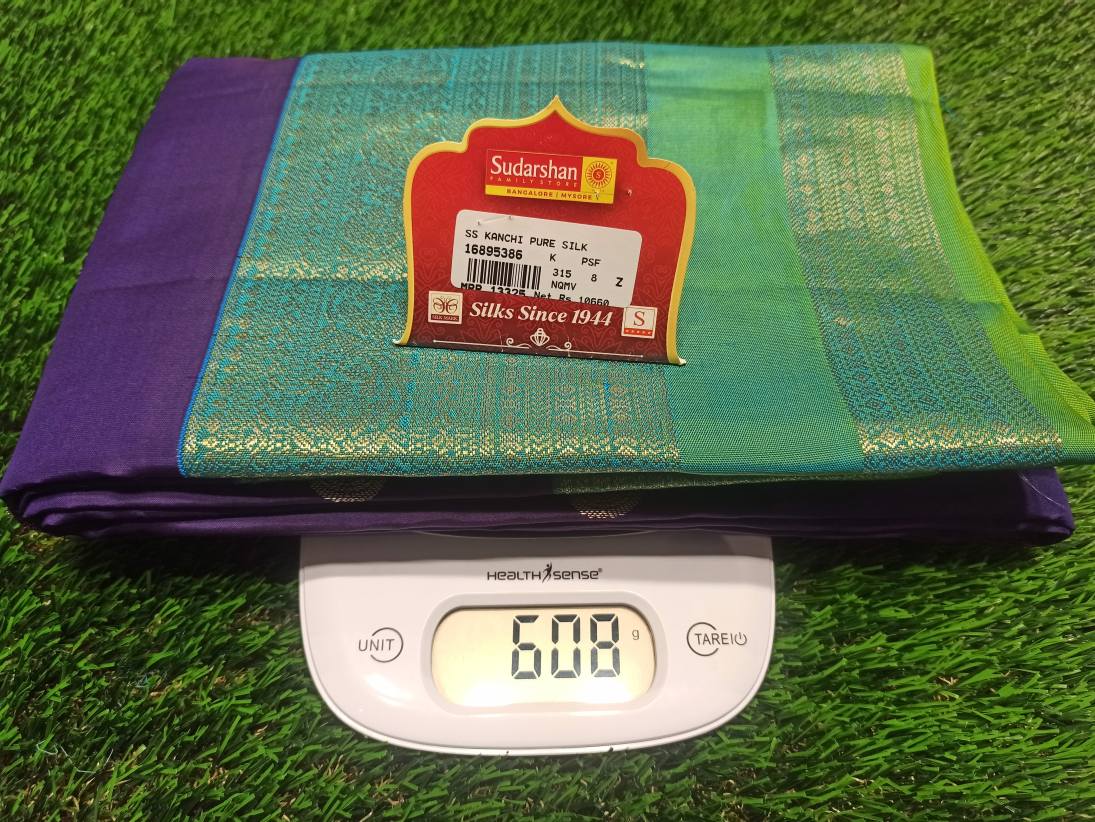 Pure Kanchipuram Silk Saree.