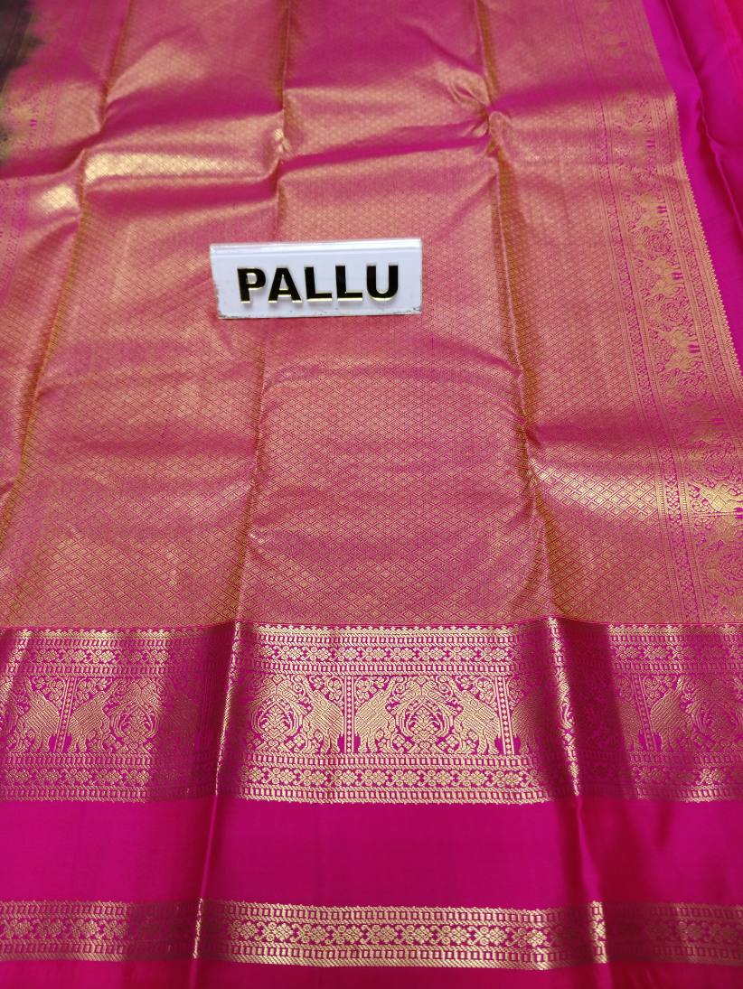 Pure Kanchipuram Silk Saree.