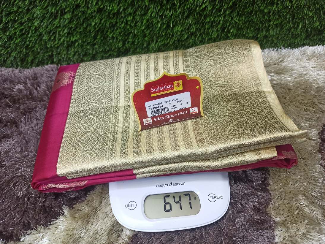 Pure Kanchipuram Silk Saree.